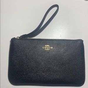 Coach Black Wristlet
